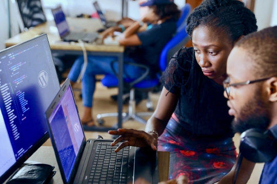 WordPress Development Female social media manager